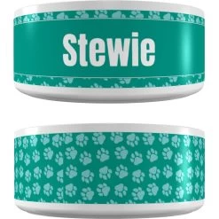 Frisco General Pet Ceramic Personalized Dog & Cat Bowl
