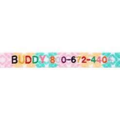 Frisco Pastel Tie Dye Polyester Personalized Dog Collar -Frisco 280770 PT2. AC SS1800 V1621540643