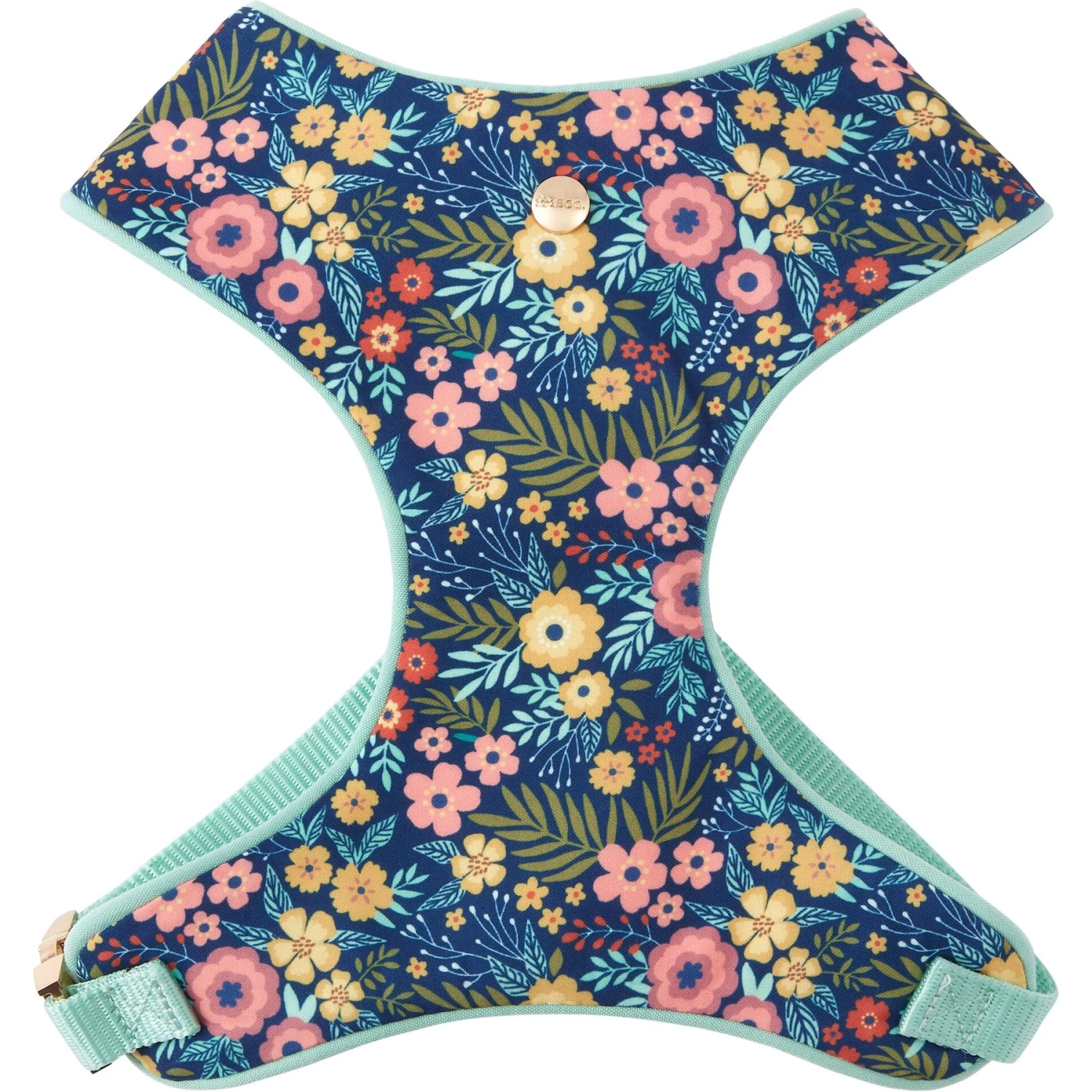Frisco Fashion Over-The-Head Harness, Tropical Floral 1 Frisco Fashion Over-The-Head Harness, Tropical Floral