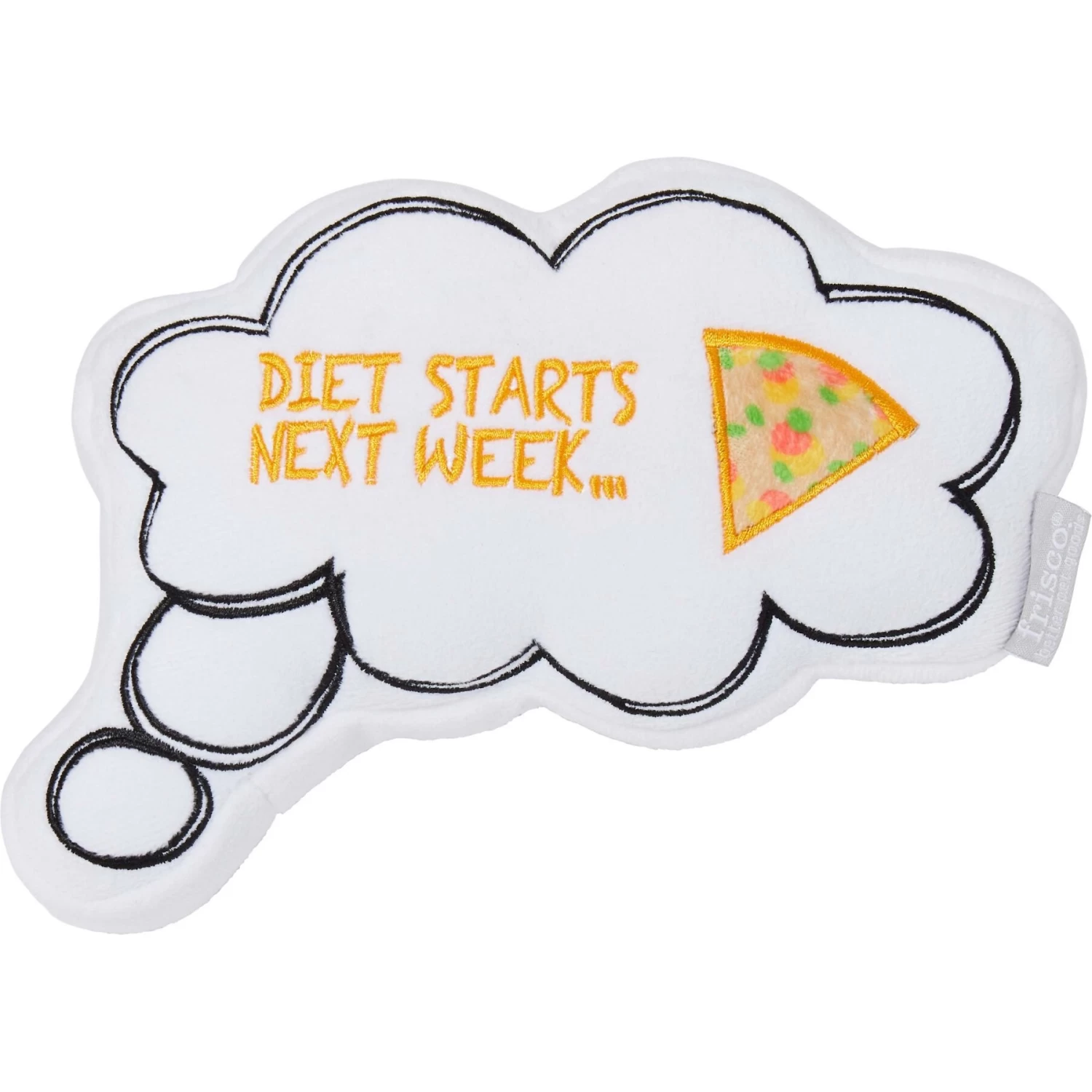 Frisco Message Bubble Plush Squeaky Dog Toy 1 Frisco Message Bubble Plush Squeaky Dog Toy