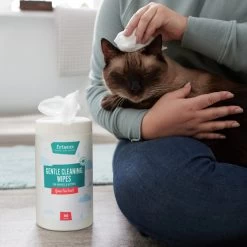 Frisco Gentle Cleaning Waterless Grooming Wipes For Puppies & Kittens, Green Tea Scent 11 Frisco Gentle Cleaning Waterless Grooming Wipes For Puppies & Kittens, Green Tea Scent -Frisco 291592 PT5. AC SS1800 V1627306905