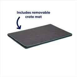 Frisco Heavy Duty Enhanced Lock Sliding Double Door Fold & Carry Wire Dog Crate & Mat Kit -Frisco 297461 PT5. AC SS1800 V1633115073