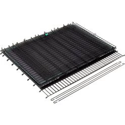 Frisco Heavy Duty Enhanced Lock Sliding Double Door Fold & Carry Wire Dog Crate & Mat Kit, 54 Inch -Frisco 297463 PT3. AC SS1800 V1633115391