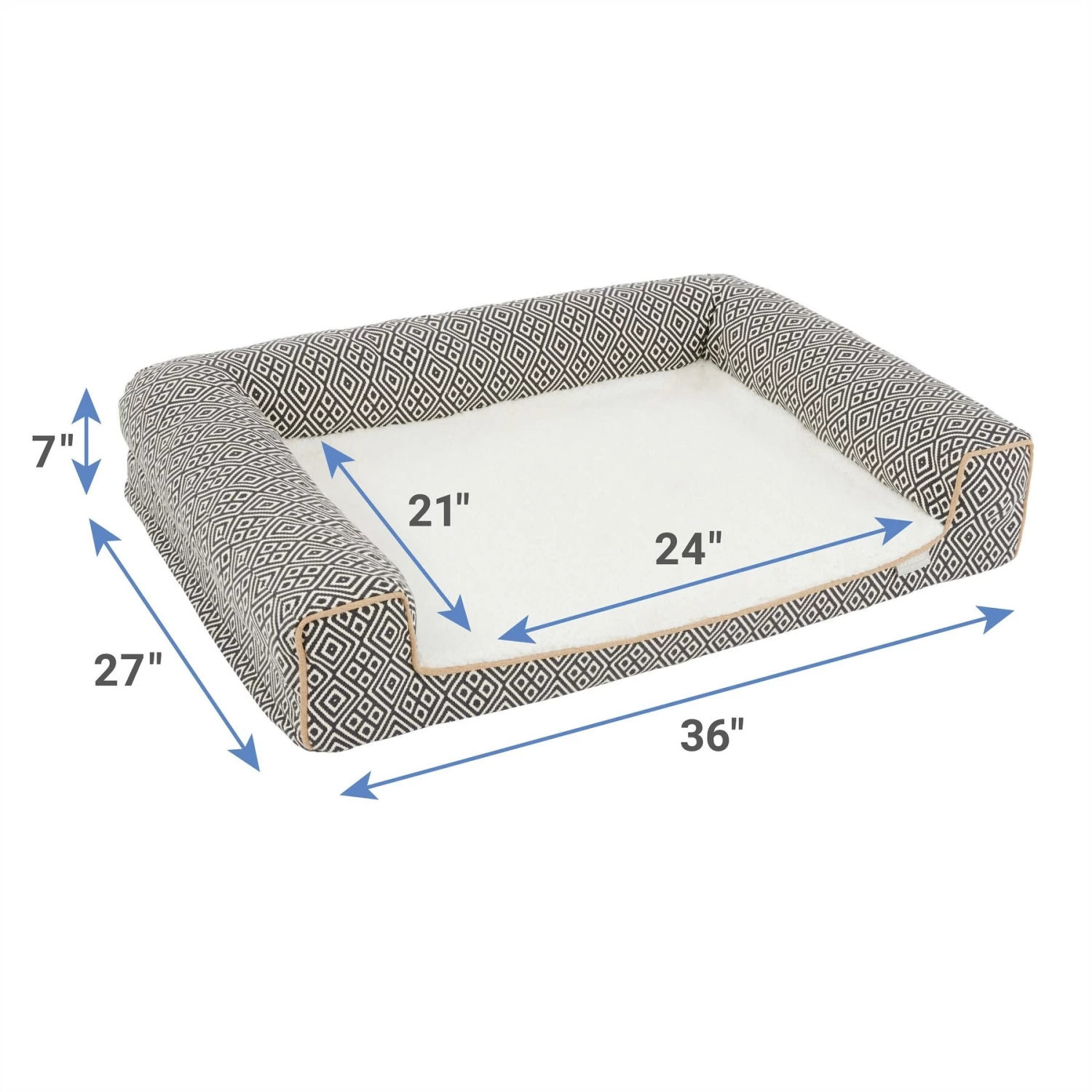 Frisco Boho Modern Couch Dog & Cat Bed 2 Frisco Boho Modern Couch Dog & Cat Bed - Image 2