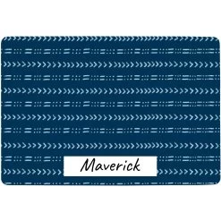 Frisco Mudcloth Personalized Dog & Cat Placemat