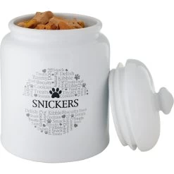 Frisco Ceramic Paw Personalized Treat Jar, 13 Cup, 104oz 9 Frisco Ceramic Paw Personalized Treat Jar, 13 Cup, 104oz -Frisco 301183 PT3. AC SS1800 V1630552006