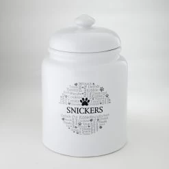 Frisco Ceramic Paw Personalized Treat Jar, 13 Cup, 104oz 10 Frisco Ceramic Paw Personalized Treat Jar, 13 Cup, 104oz -Frisco 301183 PT4. AC SS1800 V1630554432