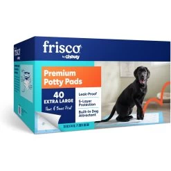 Frisco Fold & Carry Single Door Collapsible Wire Dog Crate & Frisco Premium Extra Large Printed Dog Training & Potty Pads -Frisco 303438 PT5. AC SS1800 V1681229070