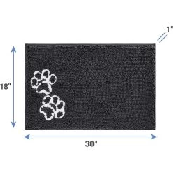Frisco Microfiber Chenille Shammy Towel & Frisco Microfiber Chenille Paw Print Dog & Cat Mat, Dark Gray 15 Frisco Microfiber Chenille Shammy Towel & Frisco Microfiber Chenille Paw Print Dog & Cat Mat, Dark Gray -Frisco 303468 PT6. AC SS1800 V1623057453