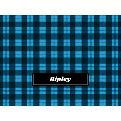 Frisco Personalized Plaid Sherpa Cat & Dog Blanket, 30" X 40" -Frisco 303832 PT4. AC SS1800 V1637610128