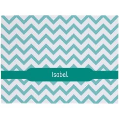 Frisco 14 Frisco Personalized Subtle Chevron Soft Fleece Cat & Dog Blanket, 30" X 40"