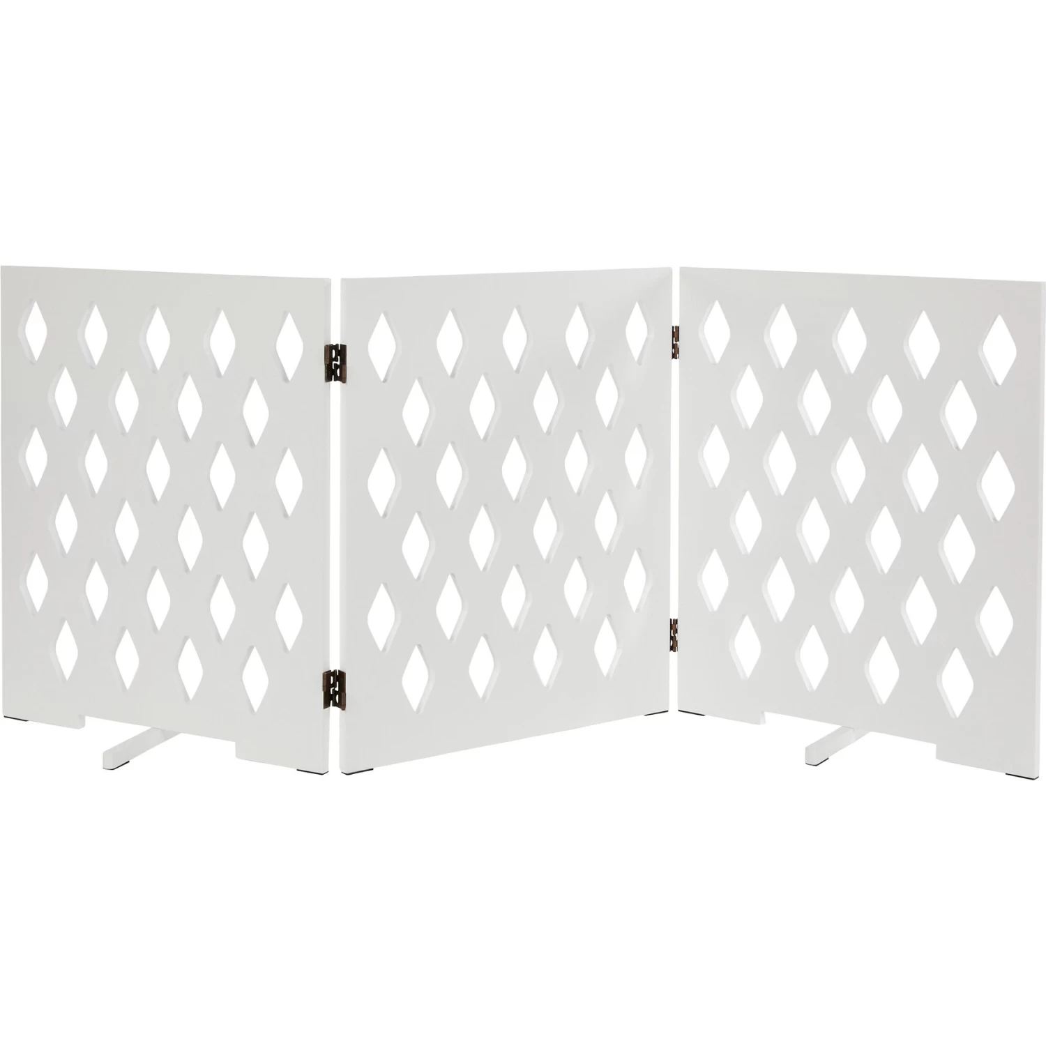Frisco Deco Diamond Shape 3-Panel Dog Gate 3 Frisco Deco Diamond Shape 3-Panel Dog Gate - Image 3