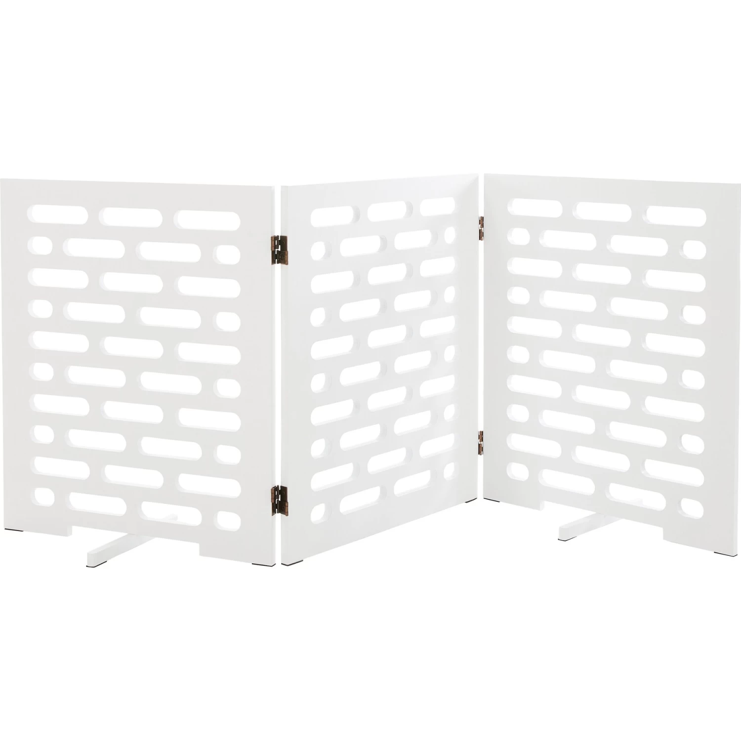 Frisco Deco Horizontal Lines 3-Panel Dog Gate 3 Frisco Deco Horizontal Lines 3-Panel Dog Gate - Image 3