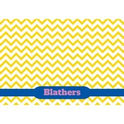 Frisco Personalized Chevron Dog & Cat Placemat -Frisco 306754 PT2. AC SS1800 V1636048781