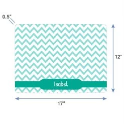 Frisco Personalized Chevron Dog & Cat Placemat -Frisco 306754 PT3. AC SS1800 V1636120540