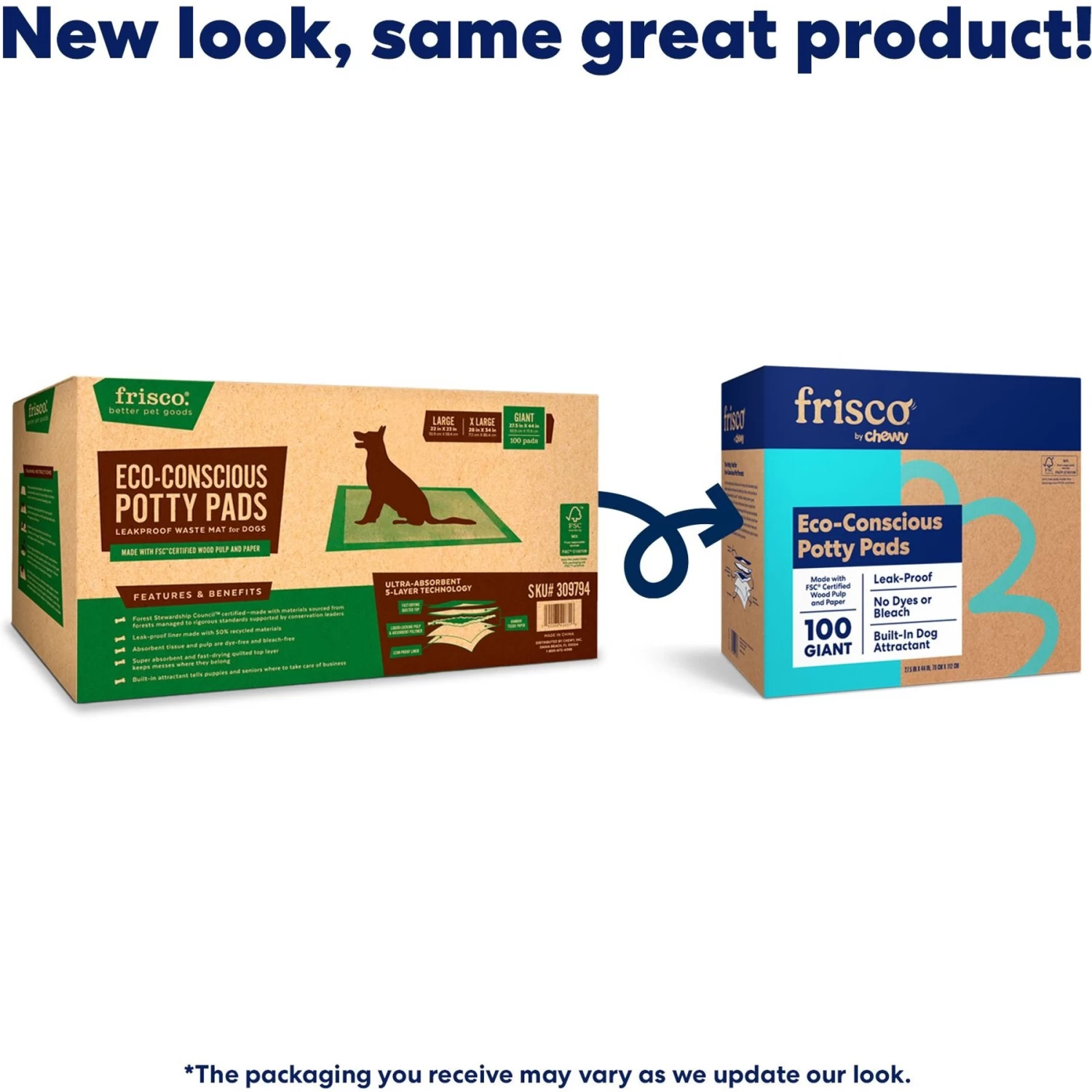 Frisco Giant Eco-Conscious Dog Training & Potty Pads 2 Frisco Giant Eco-Conscious Dog Training & Potty Pads - Image 2