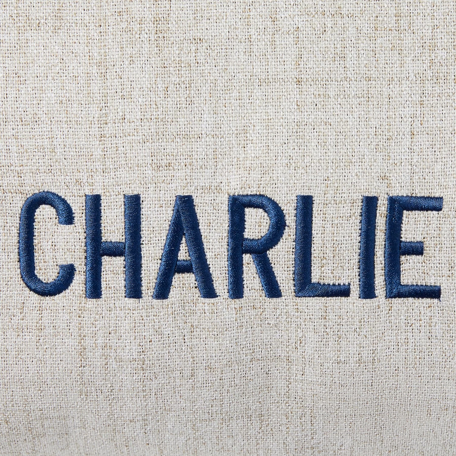 Frisco Personalized Knife Edge Bed, Beige Linen, X-Large 4 Frisco Personalized Knife Edge Bed, Beige Linen, X-Large - Image 4