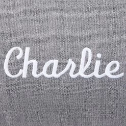 Frisco Personalized Knife Edge Bed, Dark Grey Linen, Large 6 Frisco Personalized Knife Edge Bed, Dark Grey Linen, Large -Frisco 311762 PT3. AC SS1800 V1630593996