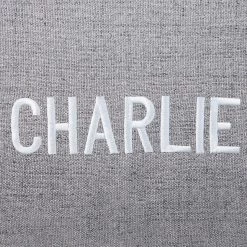 Frisco Personalized Knife Edge Bed, Dark Grey Linen, Large 7 Frisco Personalized Knife Edge Bed, Dark Grey Linen, Large -Frisco 311762 PT4. AC SS1800 V1630593979