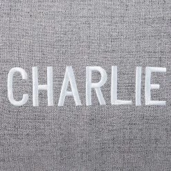 Frisco Personalized Knife Edge Bed, Dark Grey Linen, X-Large 7 Frisco Personalized Knife Edge Bed, Dark Grey Linen, X-Large -Frisco 311764 PT4. AC SS1800 V1630594020