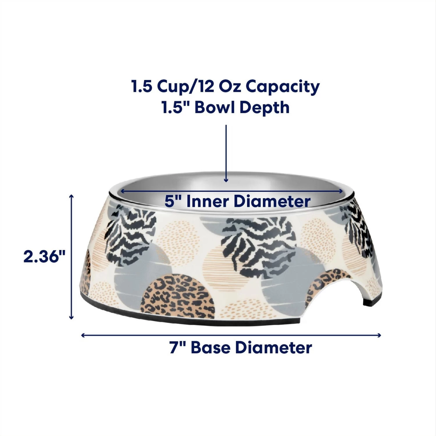 Frisco Animal Design Stainless Steel Dog & Cat Bowl 2 Frisco Animal Design Stainless Steel Dog & Cat Bowl - Image 2