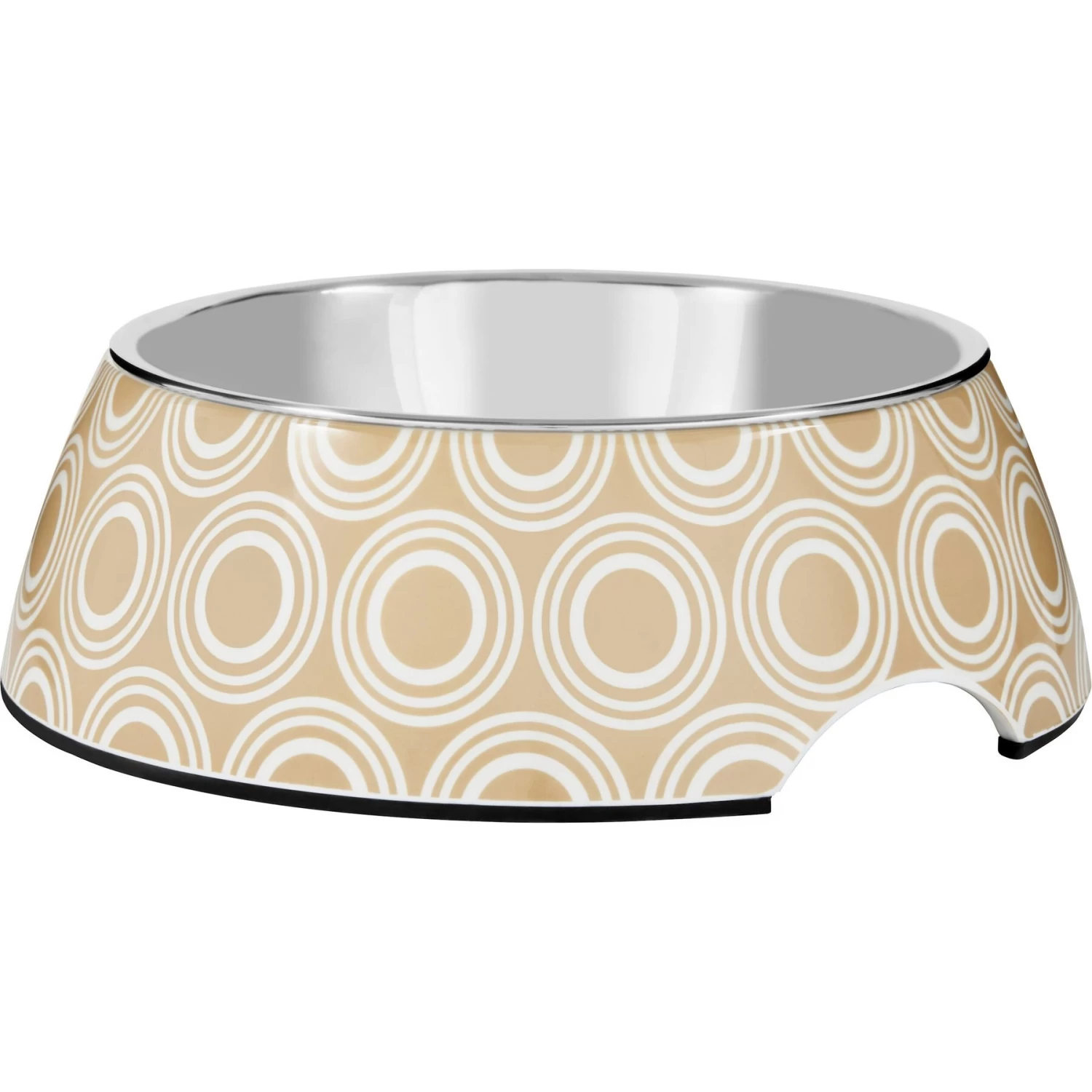 Frisco Circle Design Stainless Steel Dog & Cat Bowl 1 Frisco Circle Design Stainless Steel Dog & Cat Bowl
