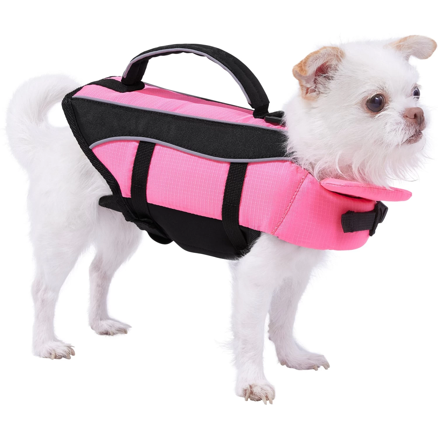 Frisco Ripstop Dog Life Jacket, Pink 1 Frisco Ripstop Dog Life Jacket, Pink