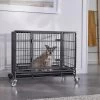 Frisco Ultimate Lightweight Heavy Duty Foldable & Stackable Steel Metal Single Door Dog Crate
