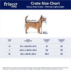 Frisco Ultimate Lightweight Heavy Duty Foldable & Stackable Steel Metal Single Door Dog Crate 9 Frisco Ultimate Lightweight Heavy Duty Foldable & Stackable Steel Metal Single Door Dog Crate -Frisco 326416 PT2. AC SS1800 V1645739508