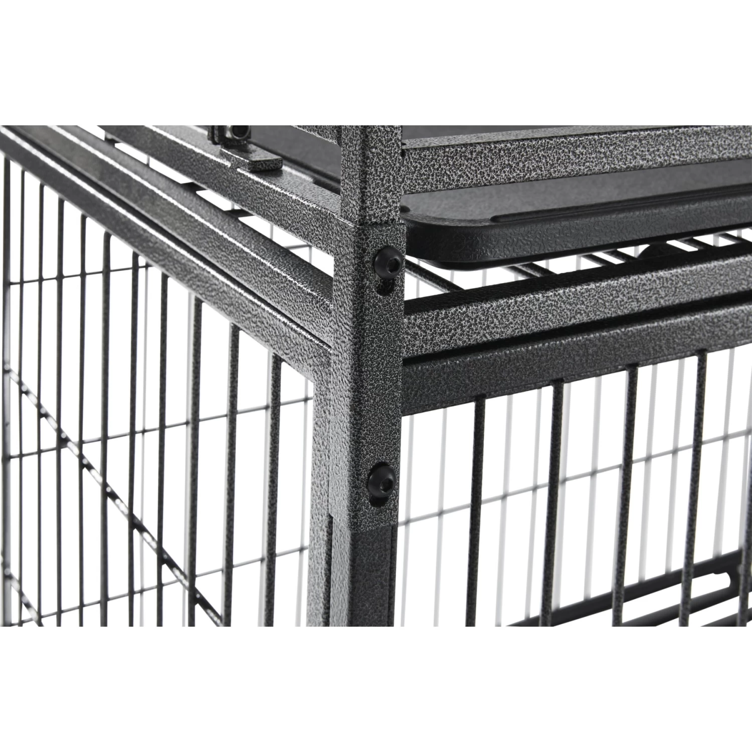 Frisco Ultimate Lightweight Heavy Duty Foldable & Stackable Steel Metal Single Door Dog Crate 7 Frisco Ultimate Lightweight Heavy Duty Foldable & Stackable Steel Metal Single Door Dog Crate - Image 7