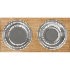 Frisco Premium Wood Elevated Stainless Steel Double Diner Dog & Cat Bowl 7 Frisco Premium Wood Elevated Stainless Steel Double Diner Dog & Cat Bowl -Frisco 331490 PT4. AC SS1800 V1657656892