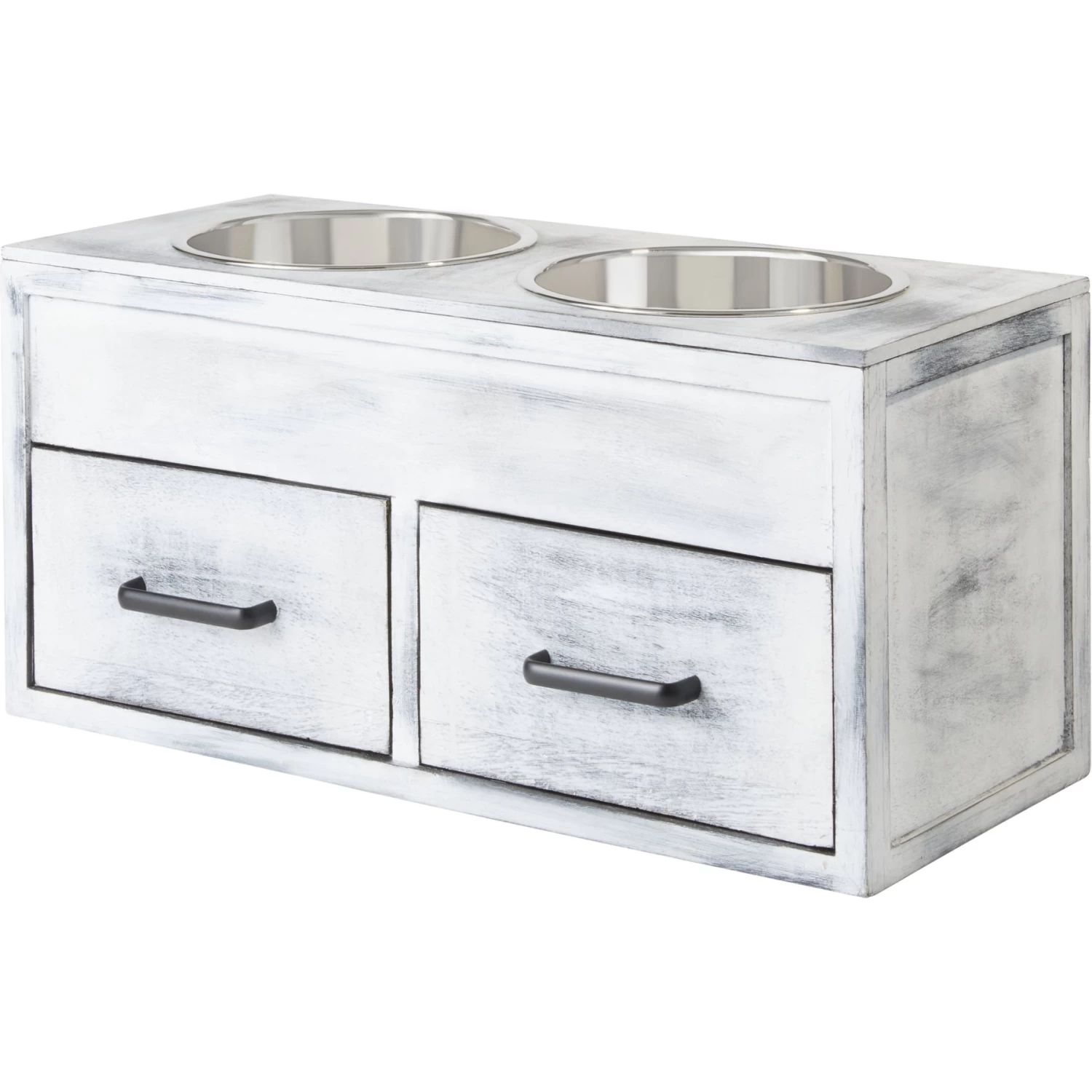 Frisco Premium Wood Elevated Large Breed Dog Bowl With Storage Station, 10 Cup 1 Frisco Premium Wood Elevated Large Breed Dog Bowl With Storage Station, 10 Cup