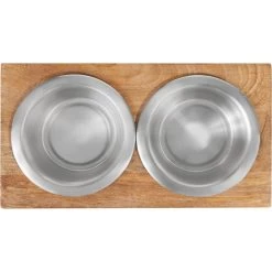 Frisco Premium Stainless Steel Double Diner Dog & Cat Bowl, Black 11 Frisco Premium Stainless Steel Double Diner Dog & Cat Bowl, Black -Frisco 331532 PT4. AC SS1800 V1657656874