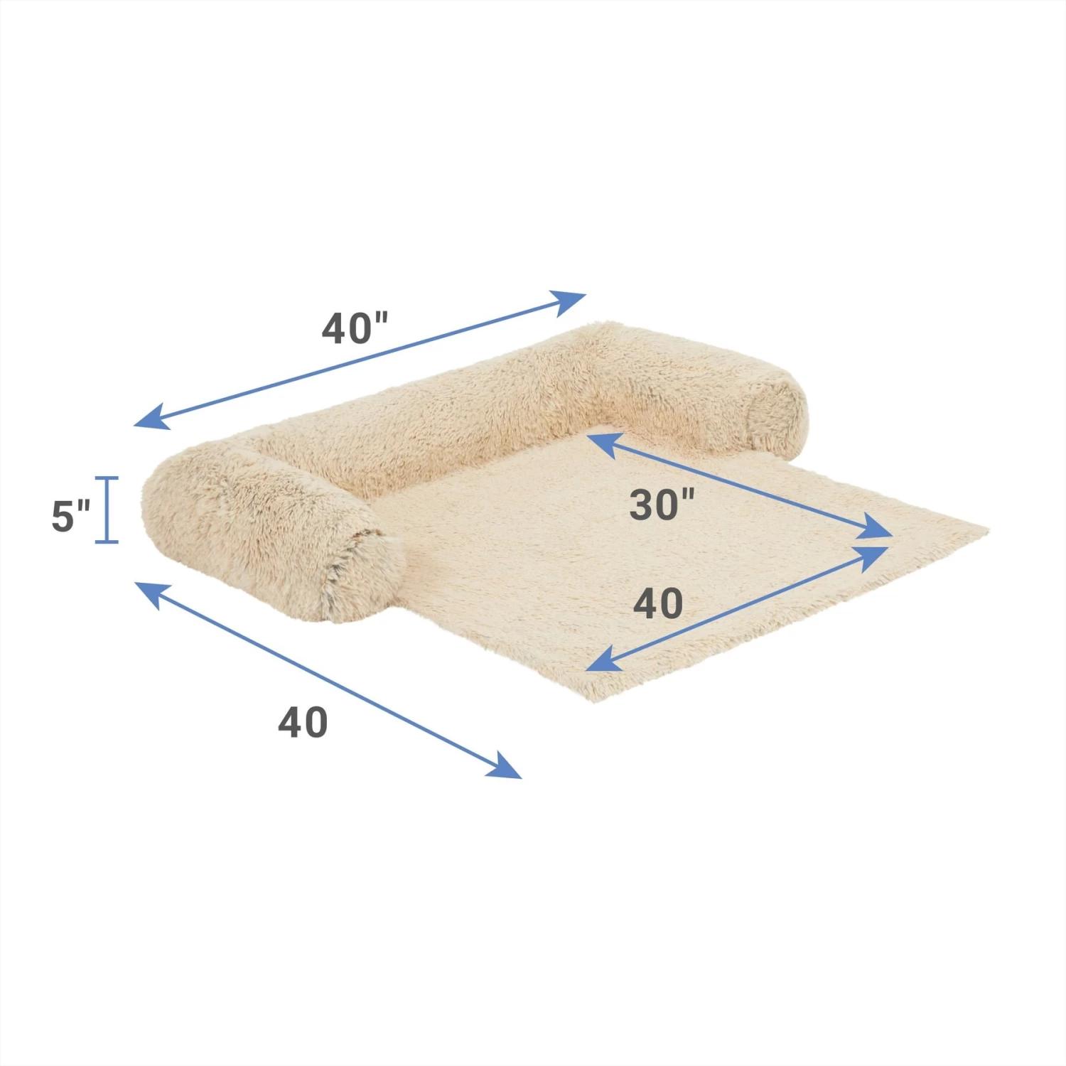 Frisco Dog & Cat Couch Cover With Bolsters 2 Frisco Dog & Cat Couch Cover With Bolsters - Image 2