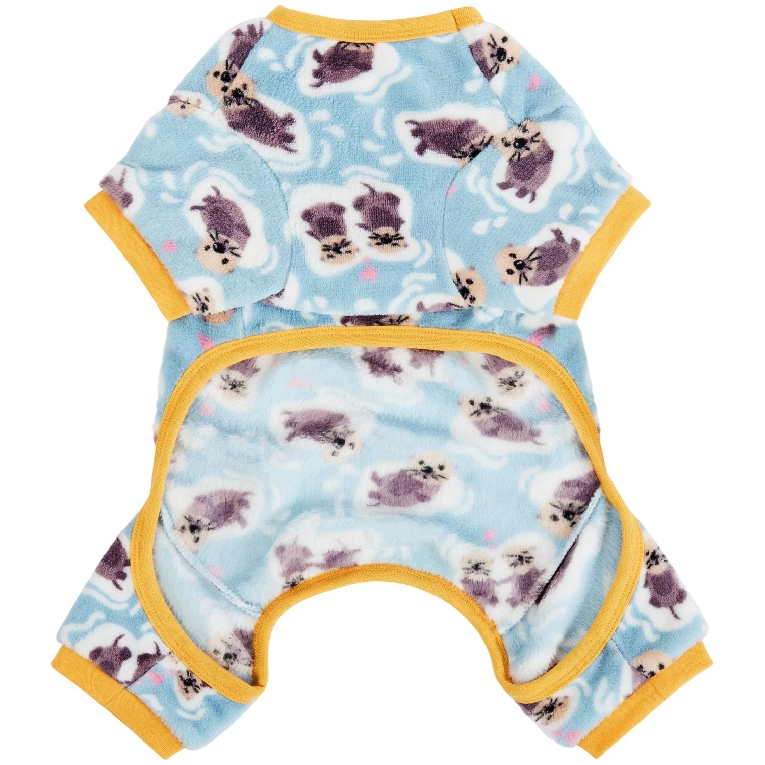 Frisco Love Otters Dog & Cat Fleece Pajamas 5 Frisco Love Otters Dog & Cat Fleece Pajamas - Image 5