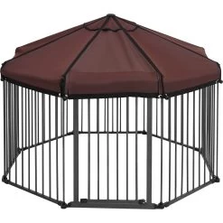 Frisco Outdoor Galvanized Steel 8-Panel Configurable Gate And Playpen With Oxford Roof 12 Frisco Outdoor Galvanized Steel 8-Panel Configurable Gate And Playpen With Oxford Roof -Frisco 507086 PT3. AC SS1800 V1666021842