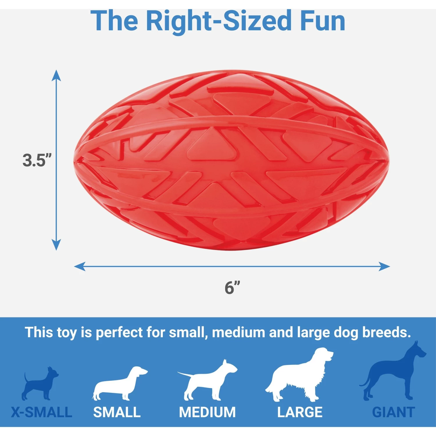 Frisco Dumbbell TPR Fetch Dog Toy + 3 Items 5 Frisco Dumbbell TPR Fetch Dog Toy + 3 Items - Image 5