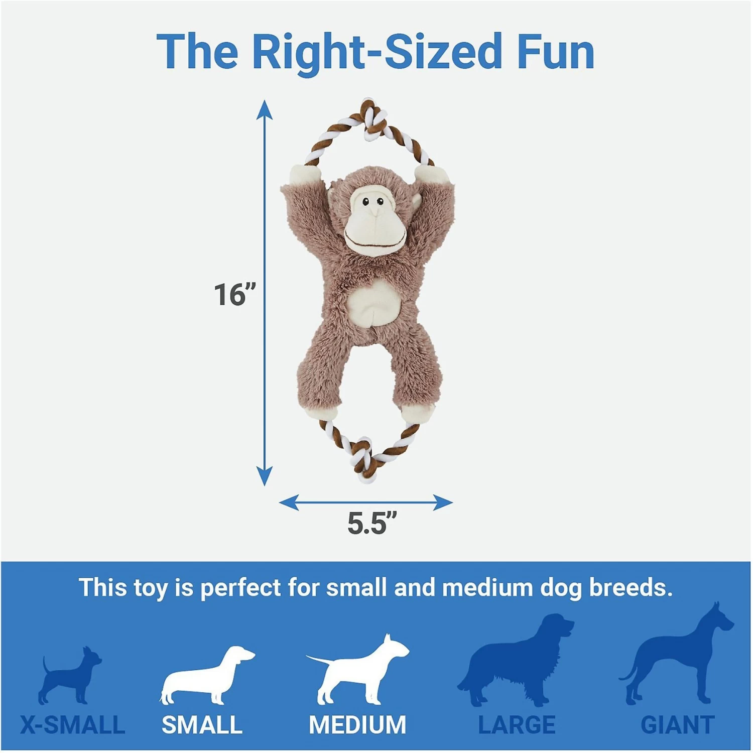 Frisco Forest Friends Stuffing-Free Skinny Plush Squeaky Dog Toy + 3 Items 7 Frisco Forest Friends Stuffing-Free Skinny Plush Squeaky Dog Toy + 3 Items - Image 7