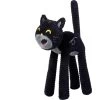 Frisco Halloween Cutie Black Cat Plush Squeaky Dog Toy