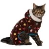 Frisco Cozy Plush Fleece Dog & Cat PJs, Mushrooms