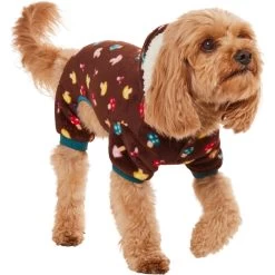 Frisco Cozy Plush Fleece Dog & Cat PJs, Mushrooms -Frisco 718950 PT2. AC SS1800 V1703184628