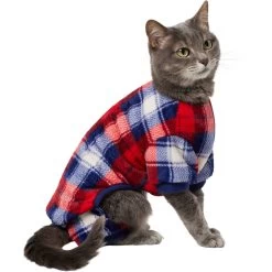 Frisco Cozy Plush Fleece Dog & Cat PJs, Plaid 10 Frisco Cozy Plush Fleece Dog & Cat PJs, Plaid -Frisco 719102 PT2. AC SS1800 V1692202558