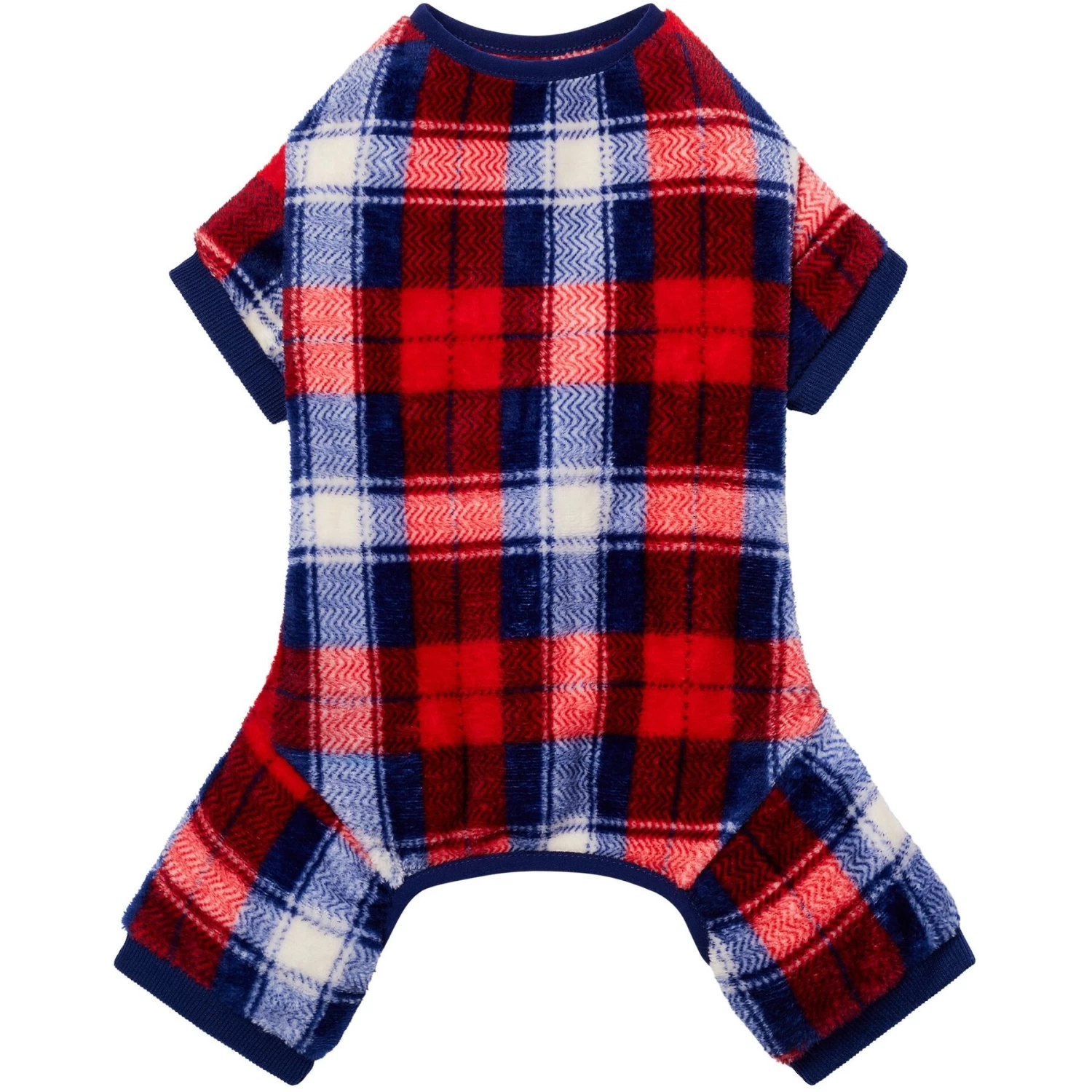Frisco Cozy Plush Fleece Dog & Cat PJs, Plaid 4 Frisco Cozy Plush Fleece Dog & Cat PJs, Plaid - Image 4