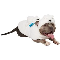 Frisco Polar Bear Ride-On Dog Costume