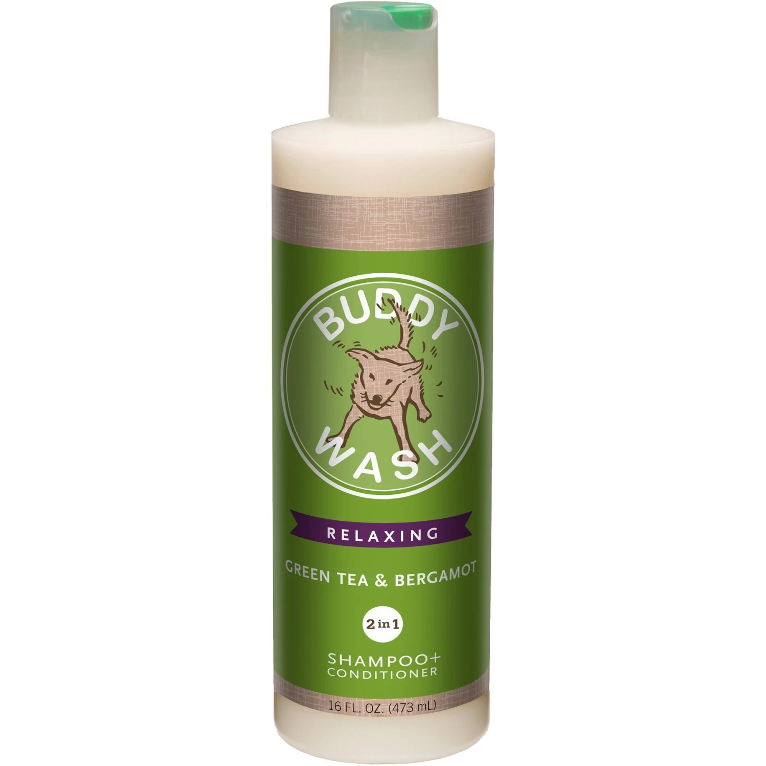 Buddy Wash Relaxing Green Tea & Bergamot Dog Shampoo & Conditioner & Frisco Rubber Duckie Dog & Cat Curry Brush 2 Buddy Wash Relaxing Green Tea & Bergamot Dog Shampoo & Conditioner & Frisco Rubber Duckie Dog & Cat Curry Brush - Image 2