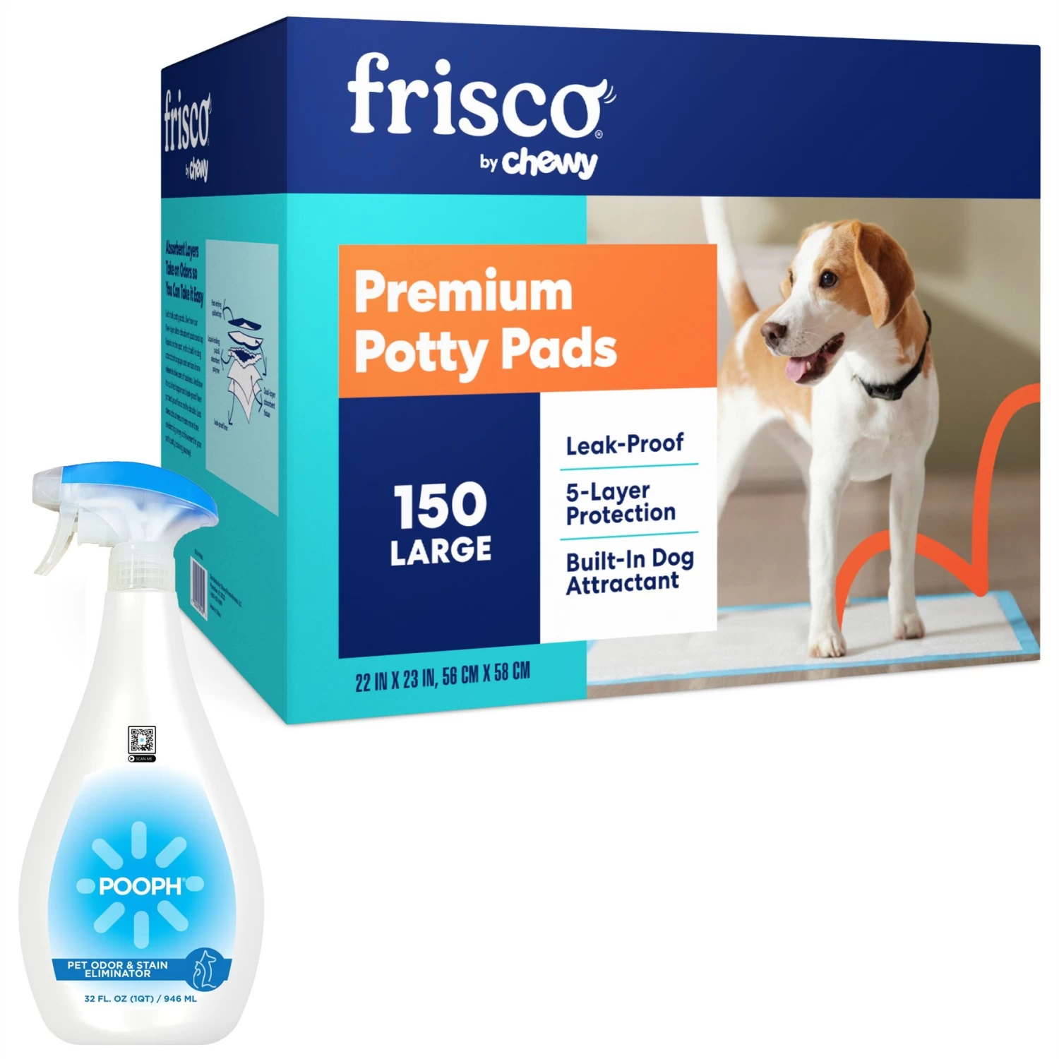 Frisco Premium Dog Training & Potty Pads & POOPH Cat & Dog Odor & Stain Eliminator 1 Frisco Premium Dog Training & Potty Pads & POOPH Cat & Dog Odor & Stain Eliminator