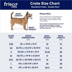 Frisco Fold & Carry Double Door Collapsible Wire Dog Crate 9 Frisco Fold & Carry Double Door Collapsible Wire Dog Crate -Frisco 88789 PT2. AC SS1800 V1667228179