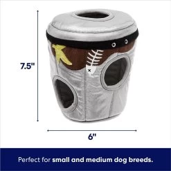 Frisco Trash Can & Raccoons Hide & Seek Puzzle Plush Squeaky Dog Toy & ZippyPaws Burrow Squeaky Hide & Seek Plush Dog Toy, Hedgehog Den -Frisco 947446 PT2. AC SS1800 V1693920157