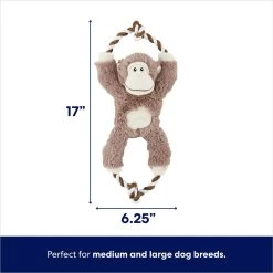 Frisco Monkey Plush With Rope Squeaky Dog Toy & Frisco Cow Plush With Inside Rope Squeaky Dog Toy 11 Frisco Monkey Plush With Rope Squeaky Dog Toy & Frisco Cow Plush With Inside Rope Squeaky Dog Toy -Frisco 961998 PT2. AC SS1800 V1694784008