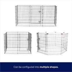 Frisco Wire Dog & Small Pet Exercise Pen With Step-Through Door -Frisco 97484 PT5. AC SS1800 V1667227970